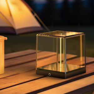 Magnetic Flexible LED Night Light, Rechargeable Type - C Cube Lamp with Adjustable Brightness, Small Square Sleeping lamp, Portable & Creative Decor for Bedroom, Camping, Bar, Atmosphere