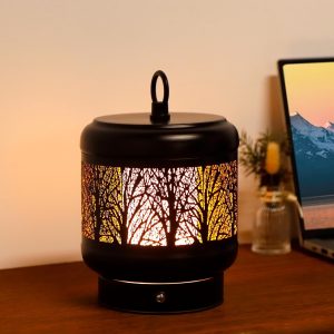 Cordless Table Lamp 4000mAh Rechargeable Battery Operated Desk lamp 3-Step Touch Dimmable LED Night Light with Cozy Lights for Living Room, Bedroom, Restaurant, Coffee Shop, Patio,Camping